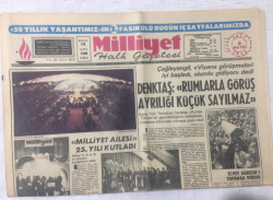 Milliyet Gazetesi 6 Mayıs 1975 - Denktaş Rumlarla Görüş Ayrılığı Küçük Sayılmaz - GZ17557 - 1