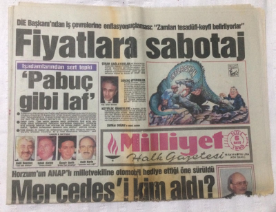 Milliyet Gazetesi 6 Mayıs 1990 - Asker İstanbulu Boşaltıyor - GZ17146 - 2