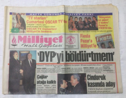 Milliyet Gazetesi 6 Mayıs 1993 - DYPyi Böldürtmem - GZ15742 - 1
