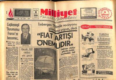 Milliyet Gazetesi 6 Nisan 1966 - Çağlayangil Durumumuz Fransaya Benzemez GZ59755 - 1