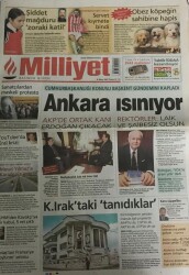 Milliyet Gazetesi 6 Nisan 2007-Cumhurbaşkanlığı Konusu Başkent Gündemini Kapladı GZ45376 - 2