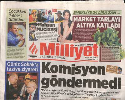 Milliyet Gazetesi 6 Ocak 2015 - Erdoğan , Demireli Güniz Sokaktaki Evinde Ziyaret Etti GZ106135 - 1