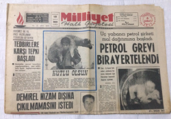 Milliyet Gazetesi 6 Şubat 1971 - Aya İniş Çok Güzel Oldu - GZ15870 - 1