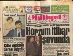 Milliyet Gazetesi 6 Şubat 1989 - Dolandırıcılık Sanığı Sonunda Şeref Tribününe Çıktı GZ61655 - 1