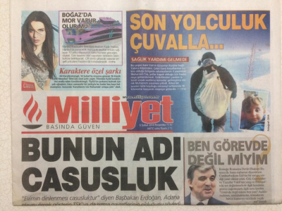 Milliyet Gazetesi 6 Şubat 2014 - Abdullah Gül,Ben Görevde Değilmiyiz GZ27954 - 1