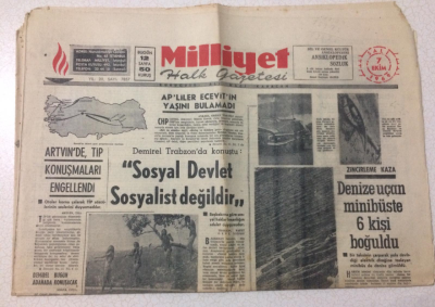 Milliyet Gazetesi 7 Ekim 1969 - 1969 Türkiye Güzelini Seçiyor - GZ15561 - 2