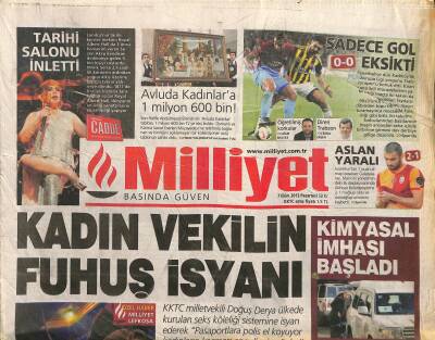 Milliyet Gazetesi 7 Ekim 2013 - Kenya Bombacısı Namazda Yakalandı GZ115874 - 1
