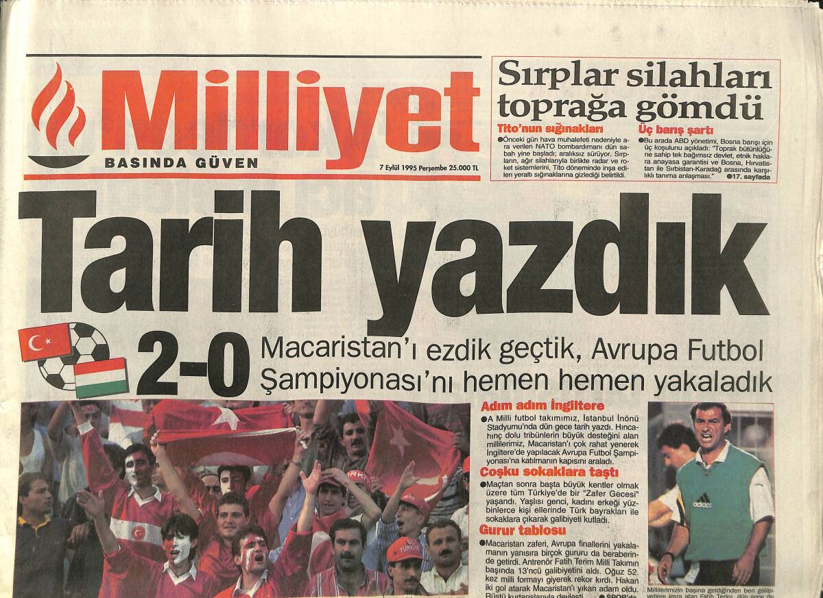Milliyet Gazetesi 7 Eylül 1995 - Tarih Yazdık - Emel Sayın Boşanmak İçin Kocasını Arıyor GZ157450 - 1