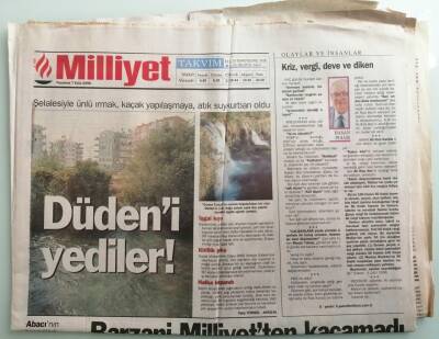 Milliyet Gazetesi 7 Eylül 1998 Mesut Yılmazdan Sıfır Genelgesi -GZ37653 - 1