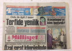 Milliyet Gazetesi 7 Haziran 1987 - Özal, Sırat Köprüsünde - GZ15766 - 2