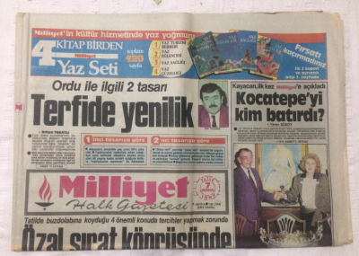 Milliyet Gazetesi 7 Haziran 1987 - Özal, Sırat Köprüsünde - GZ15766 - 1