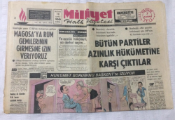 Milliyet Gazetesi 7 Kasım 1974 - Bütün Partiler Azınlık Hükümetine Karşı Çıktılar - GZ17144 - 2