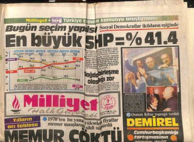 Milliyet Gazetesi - 7 Mart 1986 - Memur Çöktü GZ110830 - 1