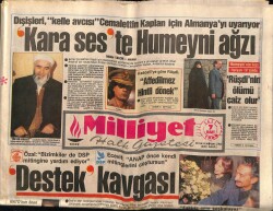 Milliyet Gazetesi 7 Mart 1989 - Cemalettin Kaplan İçin Almanya Uyarıldı GZ61608 - 1