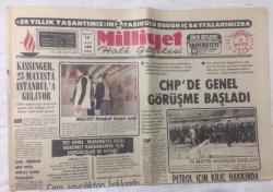 Milliyet Gazetesi 7 Mayıs 1975 - Erbakan Ecevit Minderden Kaçtı, Şimdi Başpehlivan Benim - GZ17556 - 1