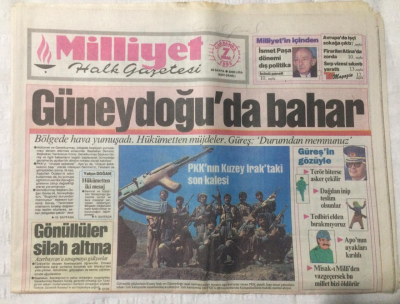 Milliyet Gazetesi 7 Nisan 1993 - Kupada Son Tango - GZ15980 - 2