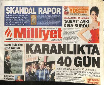 Milliyet Gazetesi 7 Ocak 2014 - İlker Başbuğ Bizi Celladımızın İnsafına Bırakmayın GZ115806 - 1