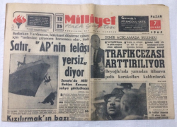 Milliyet Gazetesi 7 Şubat 1965 - Zenci Lider Martin Luther King,Başkan Johnson İle Görüşecek - GZ17100 - 1