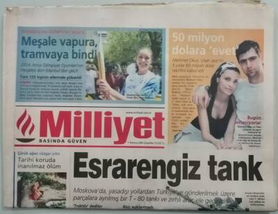 Milliyet Gazetesi 7 Temmuz 2004 Kaçak Tanklar Kimin - GZ44628 - 1
