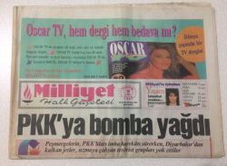 Milliyet Gazetesi 8 Ekim 1992 - PKKya Bomba Yağdı - GZ15580 - 1