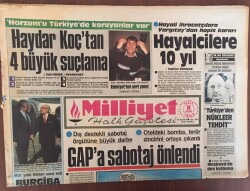Milliyet Gazetesi 8 Kasım 1987 - Özalın İş Projesi GZ10301 - 2