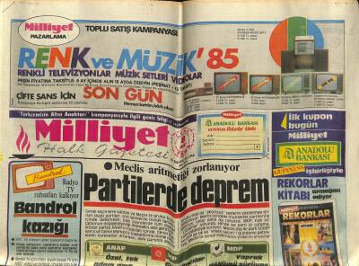 Milliyet Gazetesi 8 Mart 1985 - Doğum Günü Hediyesi GZ56690 - 1
