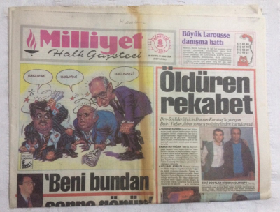 Milliyet Gazetesi 8 Mart 1993 - Mit- Demirel Görüşmesi - GZ17717 - 2