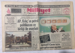 Milliyet Gazetesi 8 Mayıs 1975 - Beşiktaşı 1-0 Yenen Trabzon Kupaya Yaklaşıyor - GZ17558 - 1