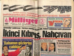 Milliyet Gazetesi 8 Mayıs 1992 - İkinci Kıbrıs Nahçıvan GZ61582 - 2