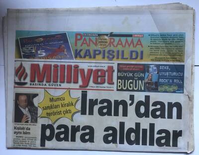 Milliyet Gazetesi 8 Mayıs 2000 - Mumcu Sanıkları Kiralık Terörist Çıktı GZ8495 - 1