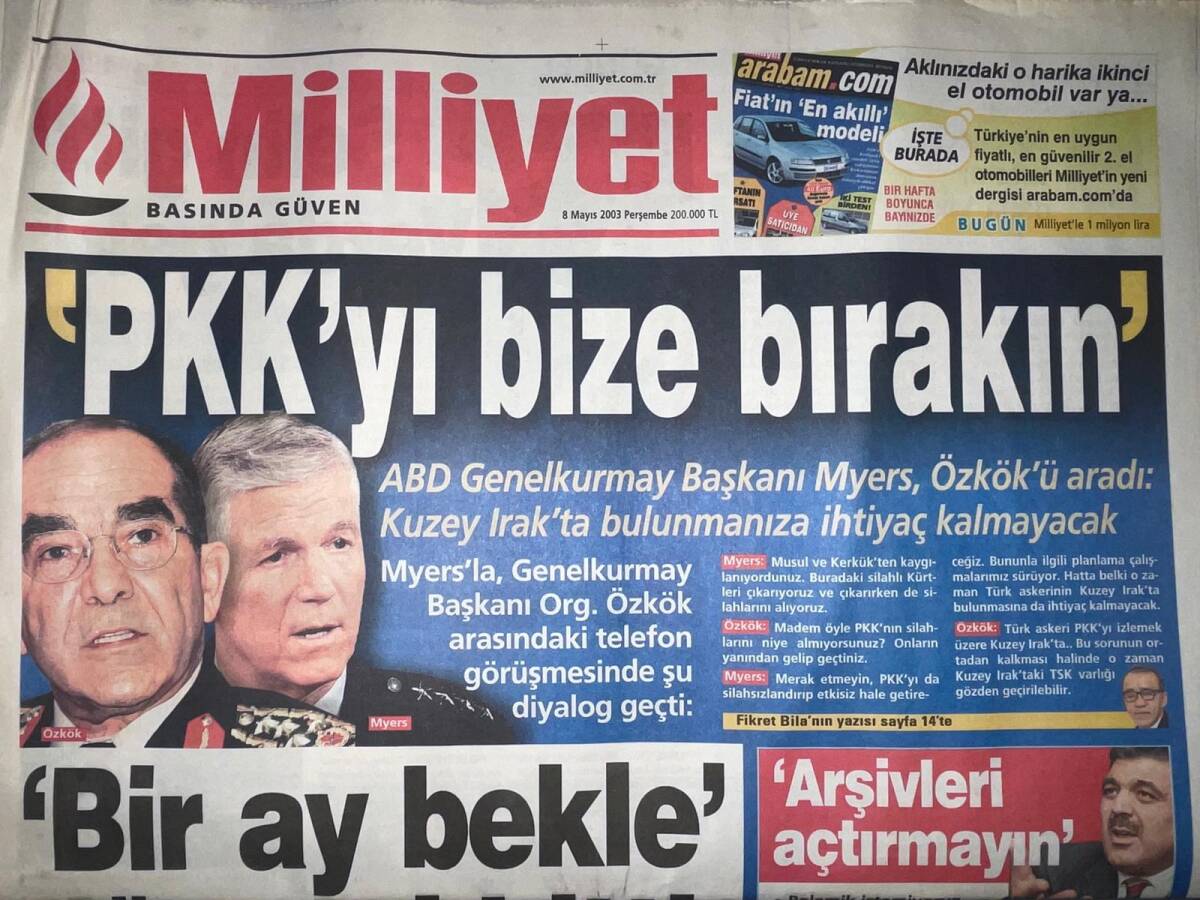 Milliyet Gazetesi 8 Mayıs 2003 - Beckham Light Erkek Mi - Fener'de Kaç Başkan Var GZ157182 - 1