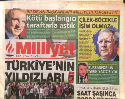 Milliyet Gazetesi 8 Mayıs 2013 - Galatasaray Başkanı Ünal Aysal , 19. Şampiyonluğu Kendi Notlarından Anlatıyor GZ106118 - 1