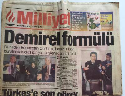 Milliyet Gazetesi 8 Nisan 1997 - Türkeşe Son Görev GZ39166 - 1