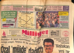 Milliyet Gazetesi 8 Ocak 1984 - Özal, Müjde Dağıttı - Tunus'ta Halk Başbakanın İstifasını İstiyor GZ132790 - 2