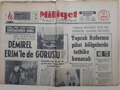 Milliyet Gazetesi - 8 Şubat 1972 - SSKnun İlaç Fabrikası Kurma Teklifi Kanunlaştı GZ112257 - 1