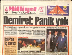 Milliyet Gazetesi 8 Temmuz 1993 - Galatasaray Yeni Kadrosu İle Sezonu Açtı - Demirel: Panik Yok GZ3781 - Gökçekoleksiyon