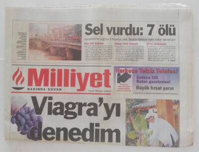 Milliyet Gazetesi 9 Ağustos 1998 - Yeşilçamın Ünlü Yıldızı Necla Nazır İnzivaya Çekildi. -GZ45848 - 2