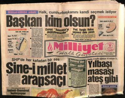 Milliyet Gazetesi 9 Aralık 1990 - Doğum Günü Hediyesi GZ55420 - 1