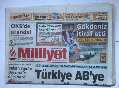 Milliyet Gazetesi 9 Eylül 2005 - Bakan Aydın Diyanete Ders Verdi GZ8611 - 1
