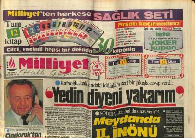 Milliyet Gazetesi - 9 Haziran 1985 - Ahu Tuğba Kural Tanımıyor GZ110766 - 1
