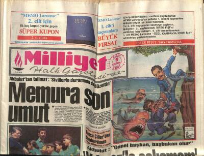 Milliyet Gazetesi 9 Haziran 1991 - Doğum Günü Hediyesi GZ56674 - 1