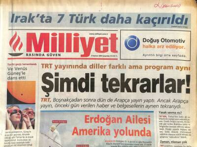 Milliyet Gazetesi 9 Haziran 2004 - Rusyadan Boğazlara 7 Alternatif GZ97286 - 1