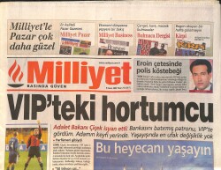 Milliyet Gazetesi 9 Kasım 2003 - Polis Pınar Altuğ'u Canlı Yayında Buldu - Erdoğan Yol Gösterdi GZ3772 - Gökçekoleksiyon