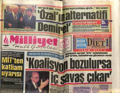 Milliyet Gazetesi 9 Mart 1992 - Doğum Günü Hediyesi GZ56693 - 1