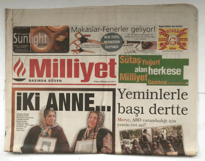 Milliyet Gazetesi 9 Mayıs 1999 - NATO Çine Çarptı GZ5553 - 1
