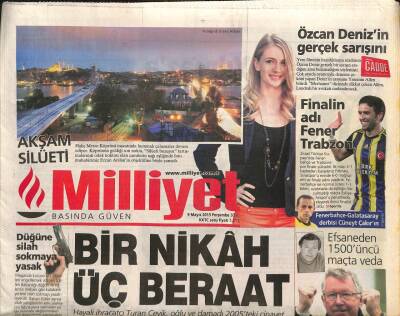 Milliyet Gazetesi 9 Mayıs 2013 - Alex Ferguson , Sezon Sonunda Emekli Olacağını Açıkladı - Özcan Denizin Gerçek Sarışını GZ106080 - 1