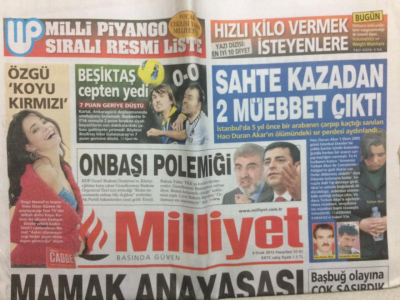 Milliyet Gazetesi 9 Ocak 2012 - Mamak Anayasası Dosyaya Girdi GZ27550 - 1