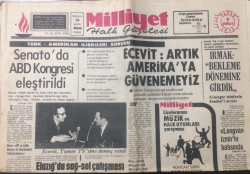 Milliyet Gazetesi 9 Şubat 1975 - EcevitArtık Amerikaya Güvenemeyiz - GZ12665 - 1