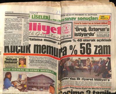 Milliyet Gazetesi 9 Temmuz 1991 - Doğum Günü Hediyesi GZ56760 - 1