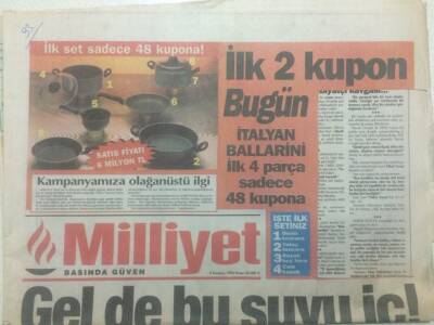 Milliyet Gazetesi 9 Temmuz 1995 - Serkan Fenerbahçede GZ51541 - 1